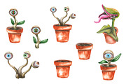 Watercolor Halloween set, an Object Illustration by Olha's watercolor (Thumbnail 4 of 10)