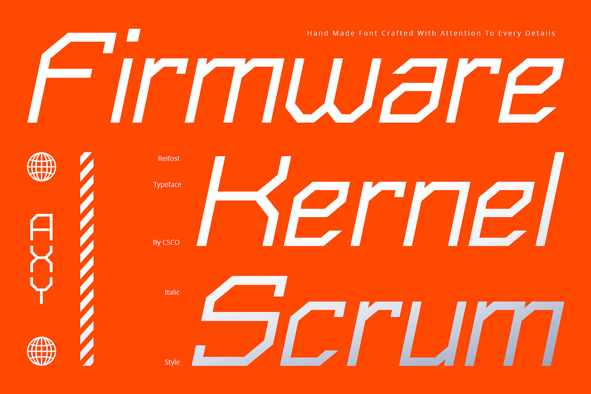 Reifost – Tech Typeface, a Sans Serif Font by Craft Supply Co. (Photo 3 of 8)