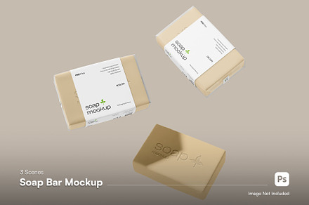 Soap Packaging mockup, a Packaging Mockup by vectorstockstudi0