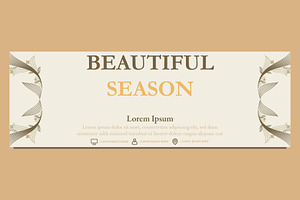 Abstract Floral Banner Template, a Marketing Template by sekitarief