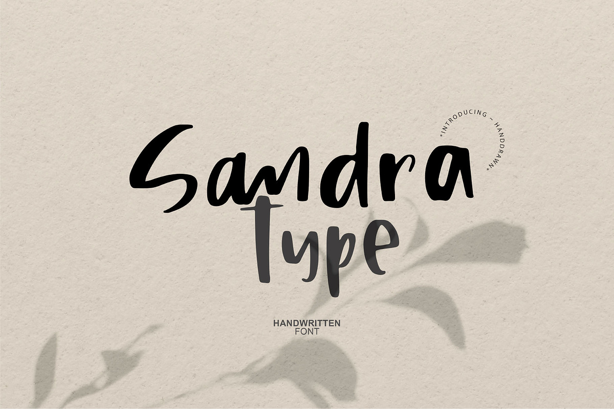 Sandra Type | Handwritten Font, a Script Font by Artstudio (Photo 1 of 8)