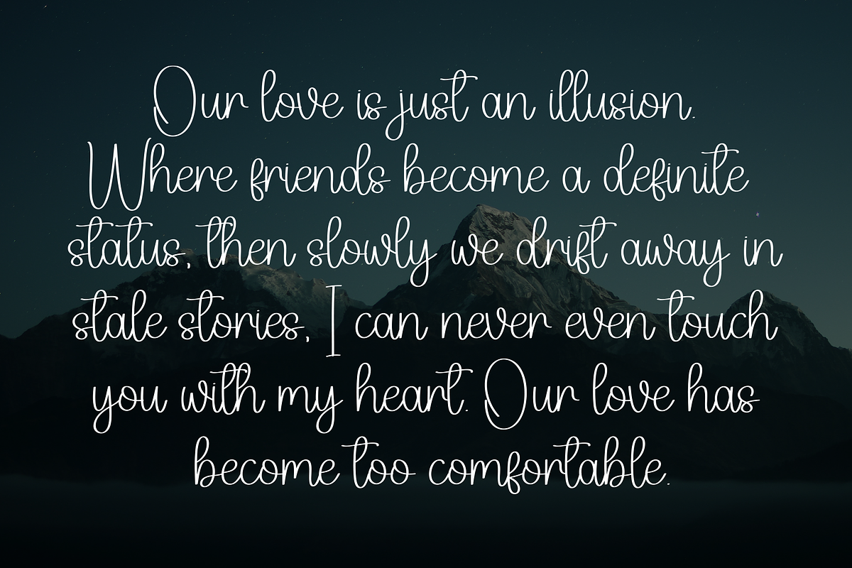 Lightning | Script Font, a Handwritten Font by Scratchones (Photo 6 of 9)