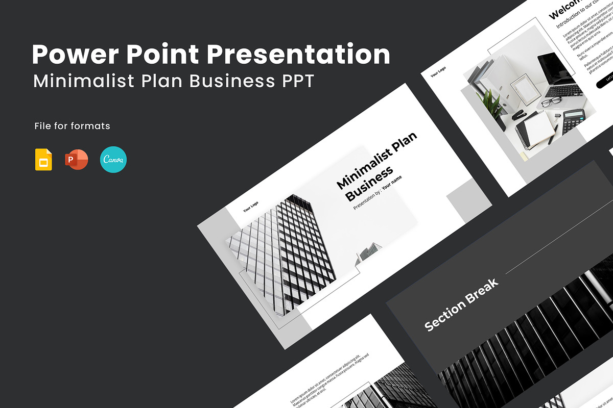 Minimalist Business presentation, a Presentation Template by Recreative (Photo 1 of 6)