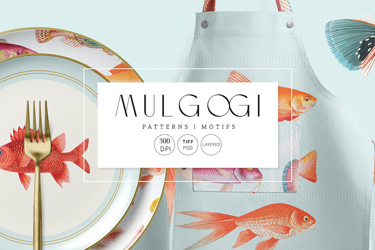 Mulgogi, Luxury Aquatic Designs., a Pattern Graphic by TSTUDIO (Photo 1 of 15)