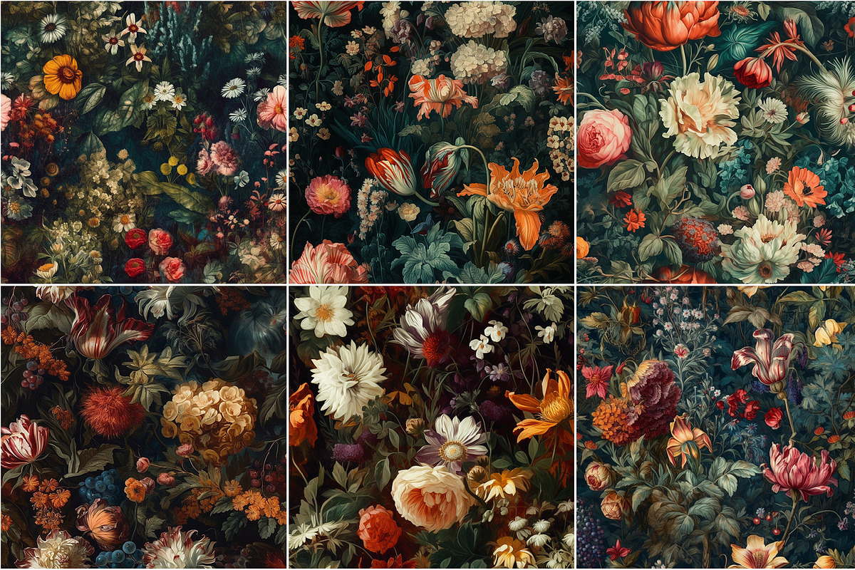 Dhalia - Seamless Flower Art, a Pattern Graphic by Pixel Perfect Patterns (Photo 8 of 10)