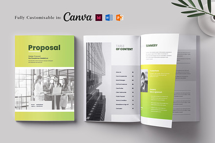 Business Proposal Template, MS Word, a Brochure Template by Niofix