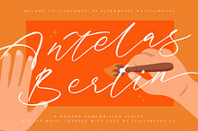 Antelas Berlin Modern Handwritten