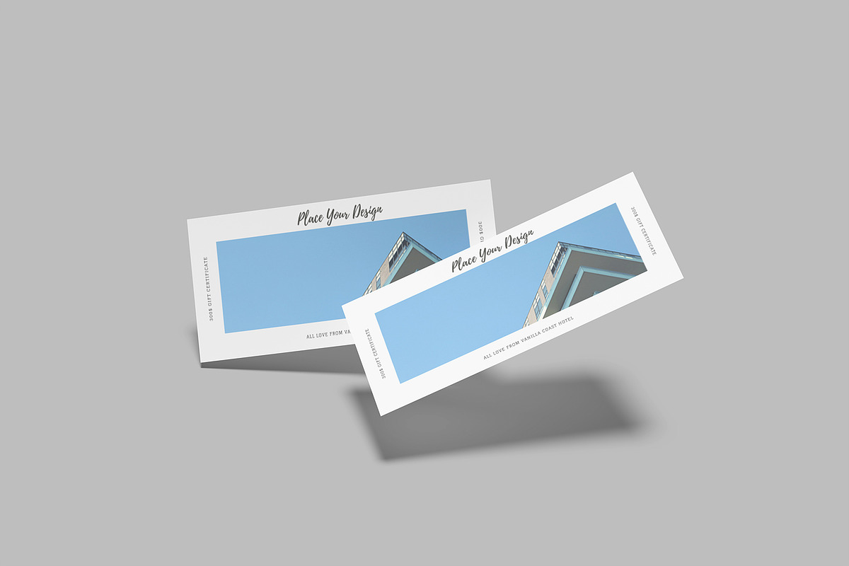 Gift Voucher Mockup, a Print Template by rizalamora (Photo 5 of 12)