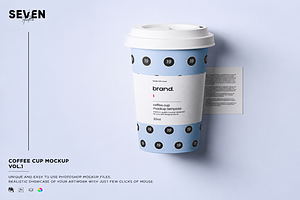 Coffee Cup Mockup, a Cups & Container Mockup by Se٧enStudio