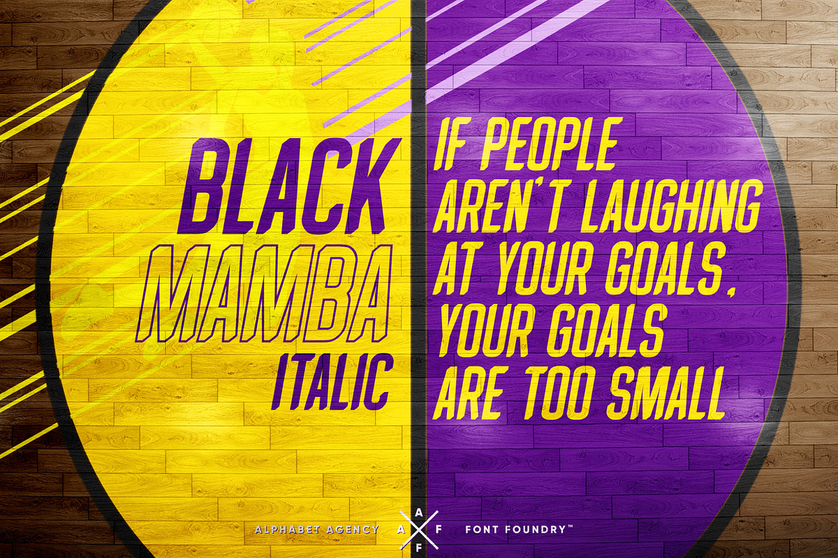 BLACK MAMBA FONT FAMILY, a Sans Serif Font by Alphabet Agency (Photo 3 of 6)