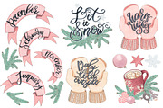 Warm & Cozy Hand-painted collection, an Object Graphic by Tanya Kart (Thumbnail 2 of 14)