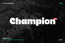 Champion is Bold