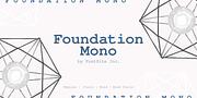 Foundation Mono, a Slab Serif Font by FontSite Inc. (Thumbnail 1 of 2)
