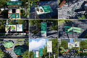 39 Urban Park Advertising Mockups, an Advertising Mockup by Vitora Mockup (Thumbnail 1 of 12)