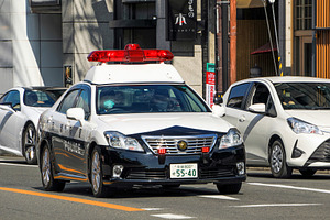 Japanese police patrol car, a Transportation Photo by BOOCYS