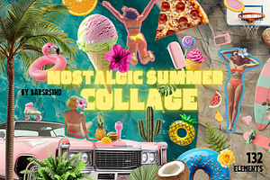 Retro Summer Collage