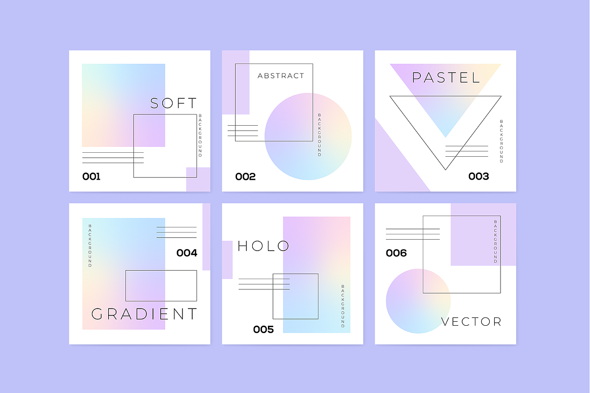 HOLO - Minimal square banner designs, a Social Media Template by Ninos Mandala (Photo 2 of 4)