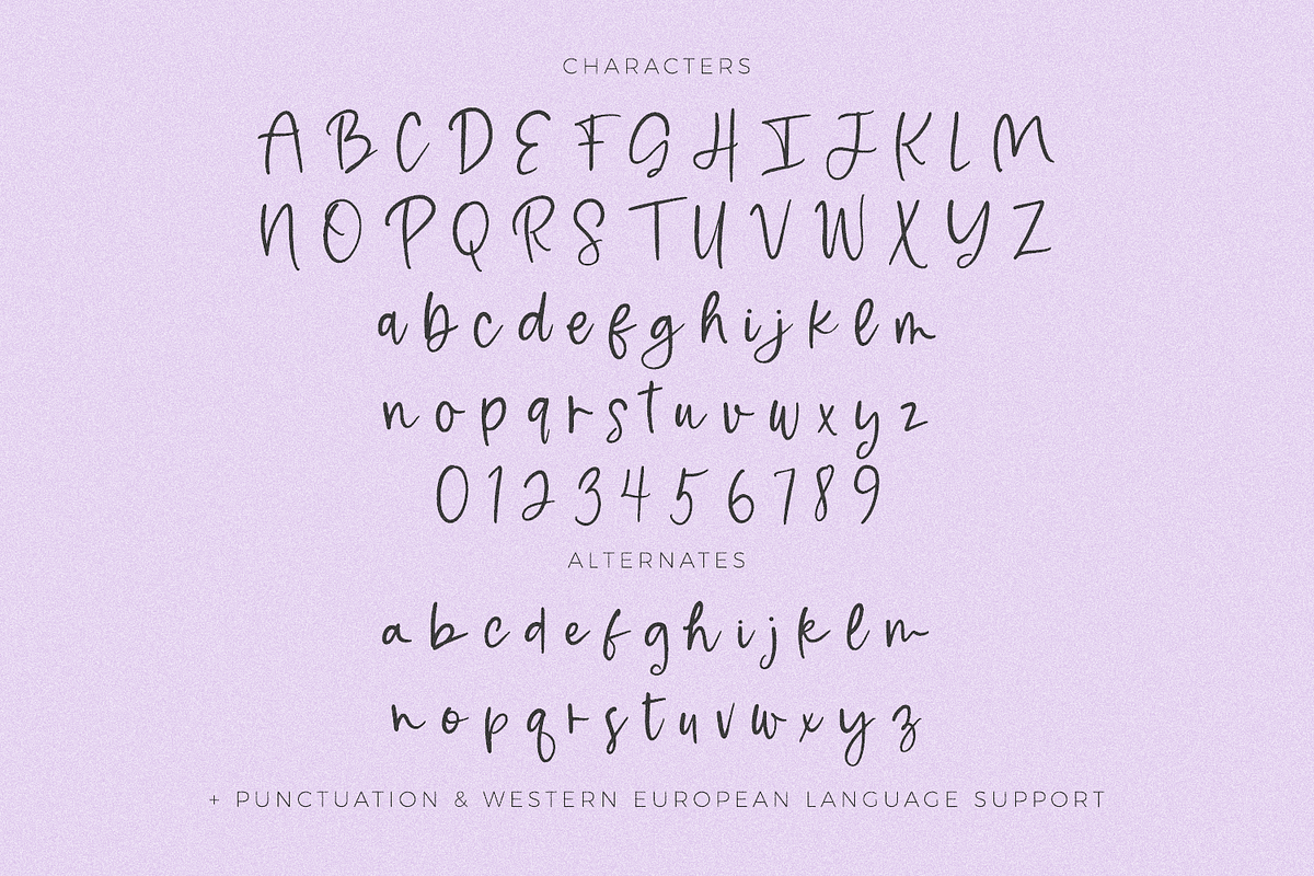 Moonbeam Script, a Handwritten Font by Beck McCormick (Photo 10 of 10)