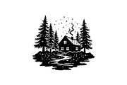 Christmas Nativity & Forest vector, an Object Graphic by yasushie (Thumbnail 4 of 7)