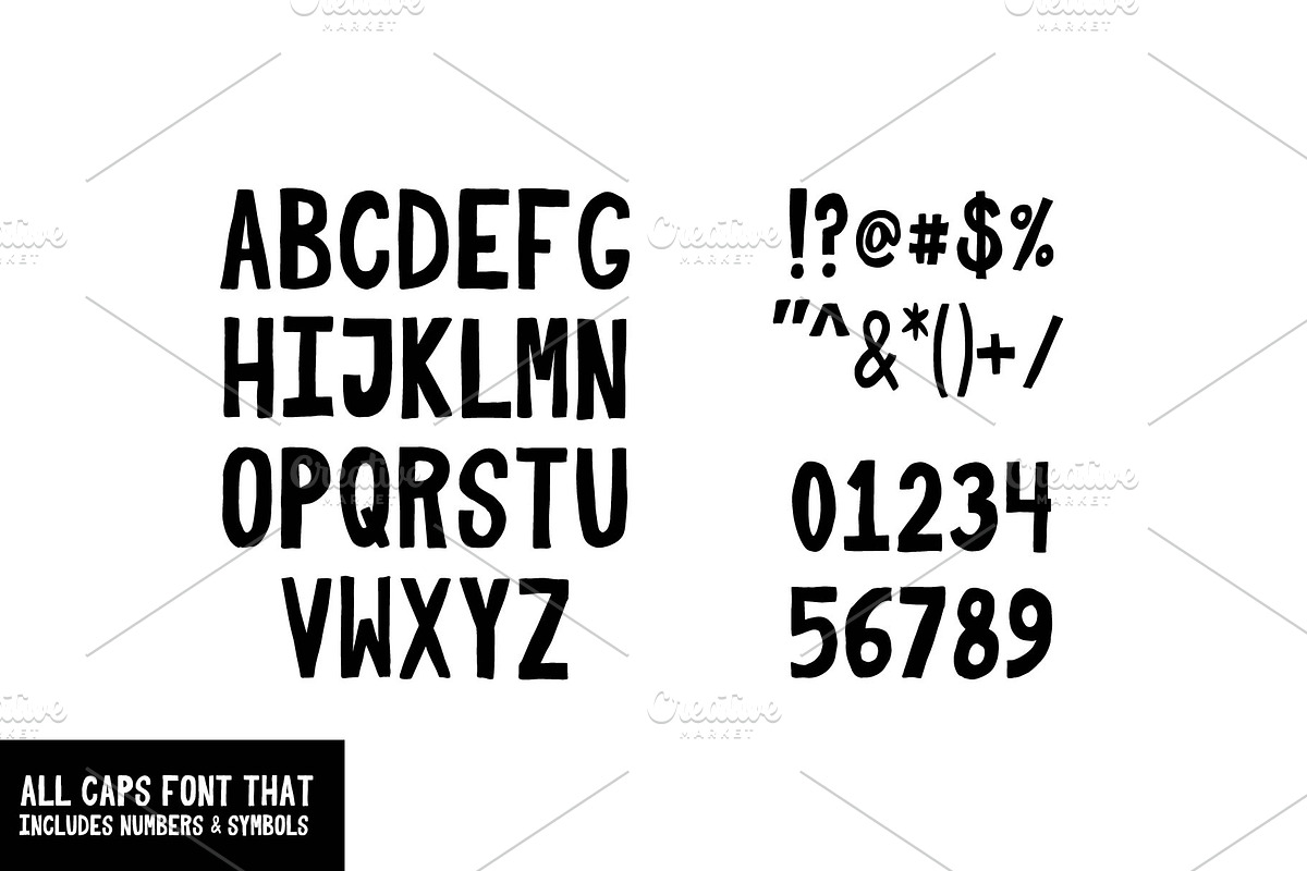 Posterize Font preview 2
