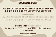 Ematane, a Sans Serif Font by twinstd (Thumbnail 6 of 11)