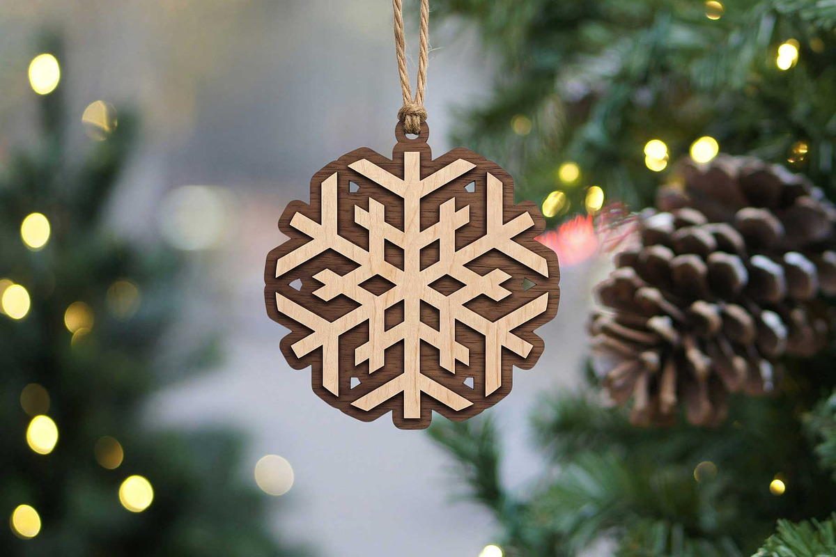 Snowflake SVG Bundle Ornaments Vol 2, an Object Graphic by Seaquint (Photo 7 of 8)
