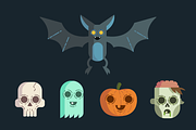 Editable Vector Spook Pack, an Illustration by Graphic Goodies (Thumbnail 1 of 2)