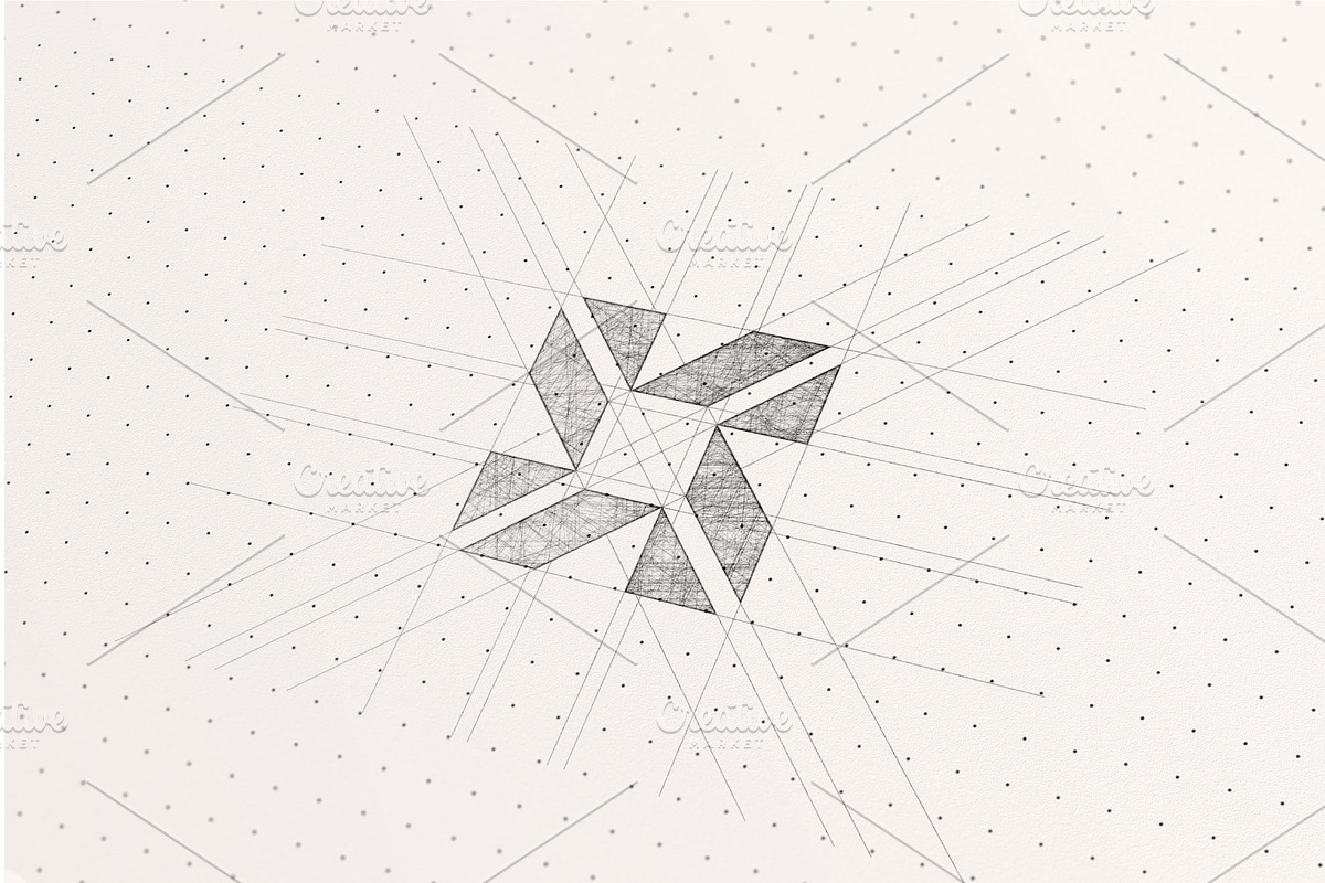100+ Geometric Logo Mark, a Branding & Logo Template by Motaleb Hossain (Photo 5 of 5)