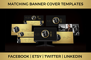 Black & Gold | Business Branding Kit, a Stationery Template by CoCreatorDesigns (Thumbnail 4 of 10)