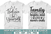 Inspirational Quotes SVG Bundle, an Illustration by Designvipe (Thumbnail 2 of 3)