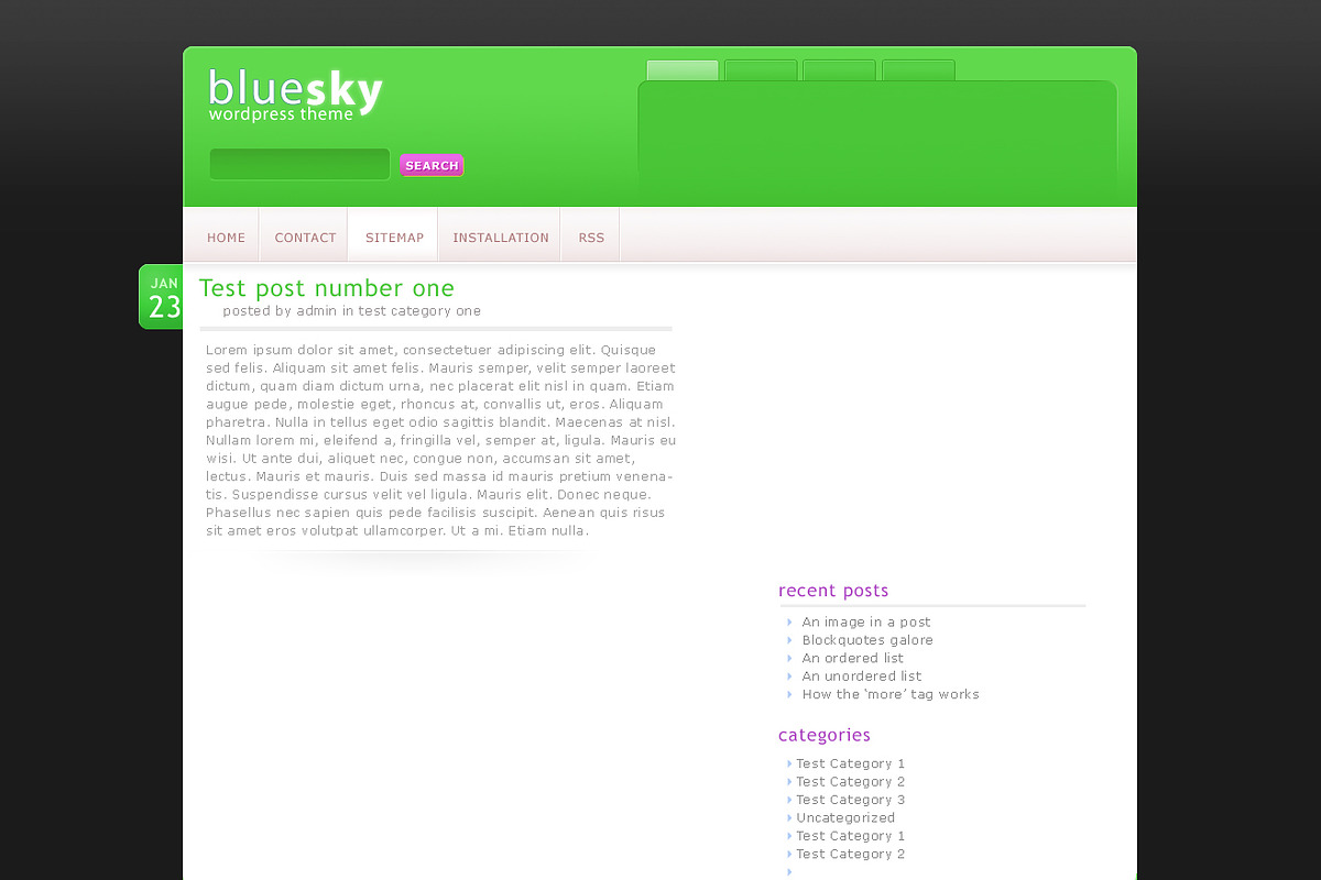 BlueSky - Elegant Team, a WordPress Template by Elegant Themes Team (Photo 2 of 4)