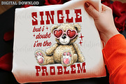 Funny Valentine's Day Teddy Bear PNG, an Illustration by OK Design (Thumbnail 6 of 6)