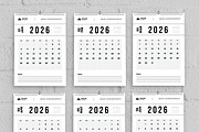 2026 Wall Calendar Template Design, a Stationery Template by MightyDesign (Thumbnail 2 of 8)