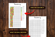 Temperature Log | Monthly Weather, a Print Template by Graphicsnext (Thumbnail 3 of 4)