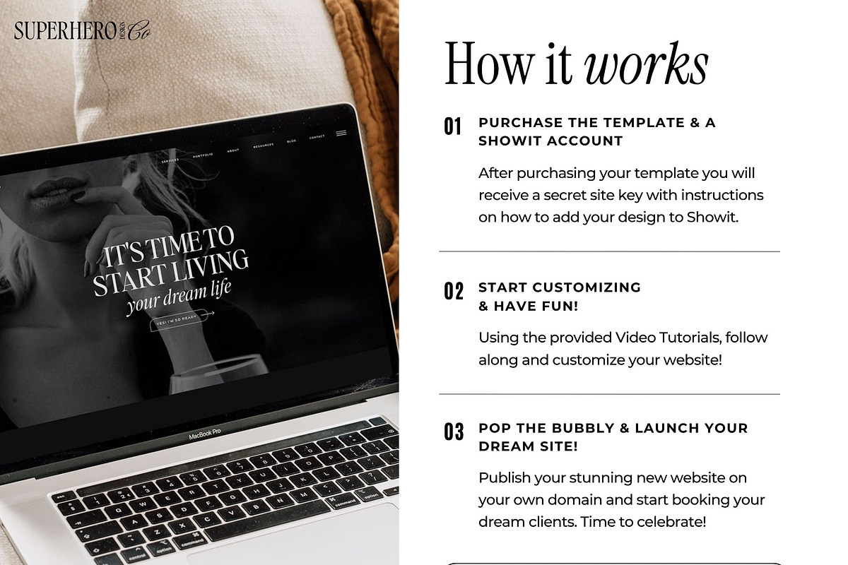 Showit website Template | Kayla Skye, a Websites & App Template by Superhero Design Co. (Photo 2 of 6)