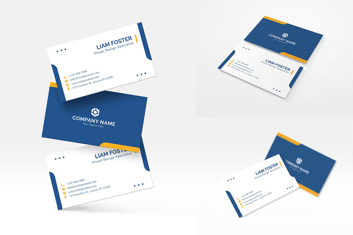 Modern Professional Corporate, a Business Card Template by Artnivora.Std