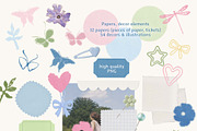 Naive Whimsy Dreamy Collage Kit, an Object Graphic by DigARTbyHavroshka (Thumbnail 6 of 17)