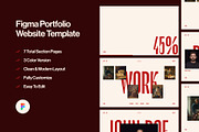 Figma Portfolio Website Template, a Landing Page Template by andrisetiawannn (Thumbnail 1 of 7)