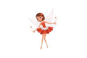 Happy Flying Fairy Spreading