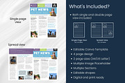 Canva Newsletter Template Pet Care, an Email Template by PixelCraft (Thumbnail 6 of 15)