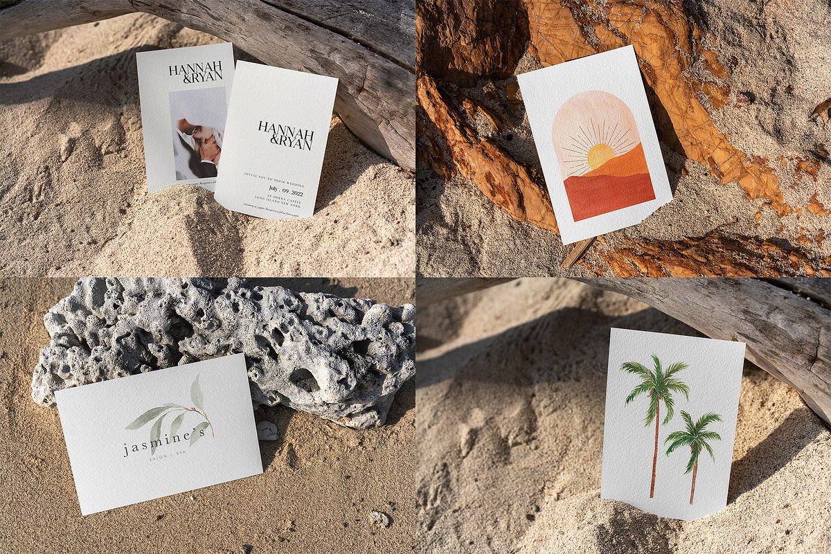 Flyer/Postcard Tropical Mockups, a Print Template by Dikarte.Store (Photo 5 of 14)