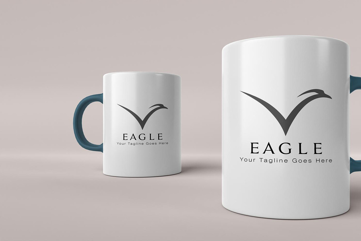 Minimalist Eagle Logo Design, a Branding & Logo Template by YUDesignStore (Photo 7 of 11)