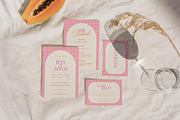 Checkered Wedding Invite Template, an Invitation Template by Indigo Rain Creative (Thumbnail 2 of 7)