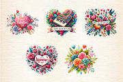 HAPPY VALENTINE'S DAY, an Illustration by DreamArtGraphic (Thumbnail 3 of 6)