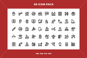 Quit smoking icons, an Icon by Wencory