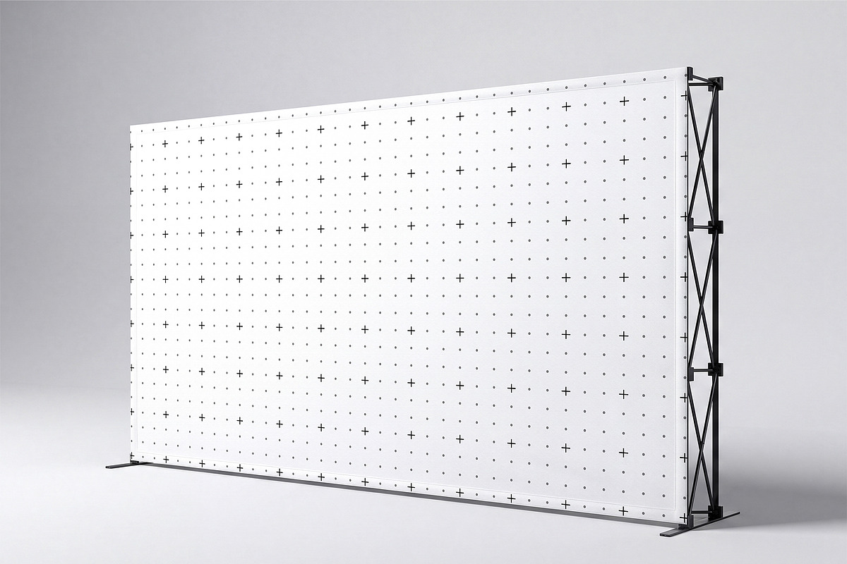 Exhibition Backdrop Banner Mockup, an Advertising Mockup by graphypix (Photo 4 of 4)