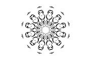 Elegant Mandala Line Art Collection, a Decorative Illustration by NJ Himel (Thumbnail 73 of 101)