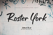Roster York Casual Handwritten Font, a Handwritten Font by Basnistudio (Thumbnail 1 of 9)
