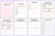 Printable End of Life Planner Canva, a Stationery Template by Mustafiz (Thumbnail 2 of 7)