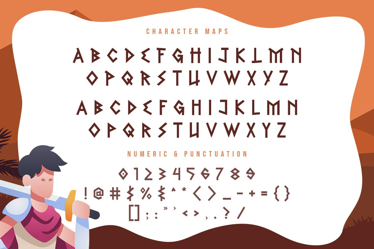 Greek Freak – Gaming Font, a Font by Pinisi ART (Photo 3 of 10)